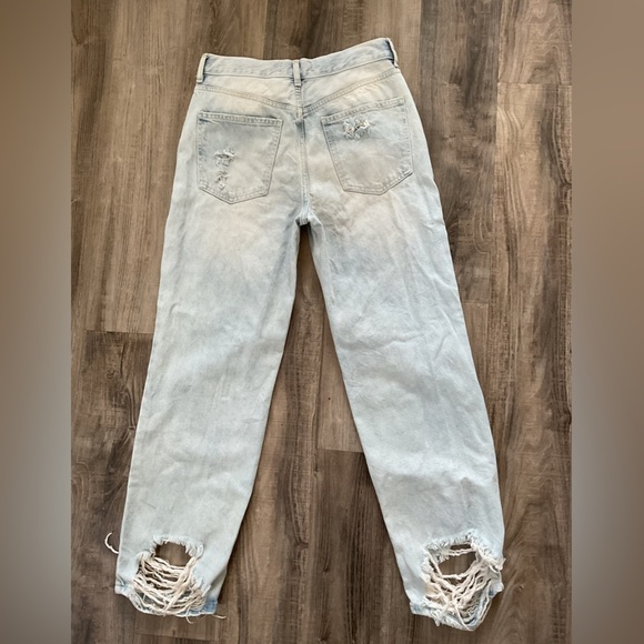 Free People We the Free light wash distressed jeans size 27 - Picture 6 of 6